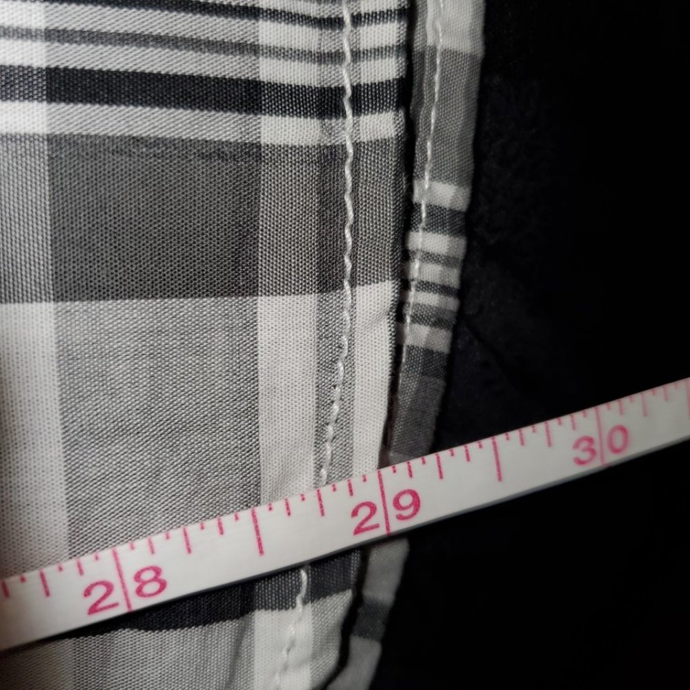 #316 INC Gray/White Button Down Long Sleeve Medium - Picture 5 of 7